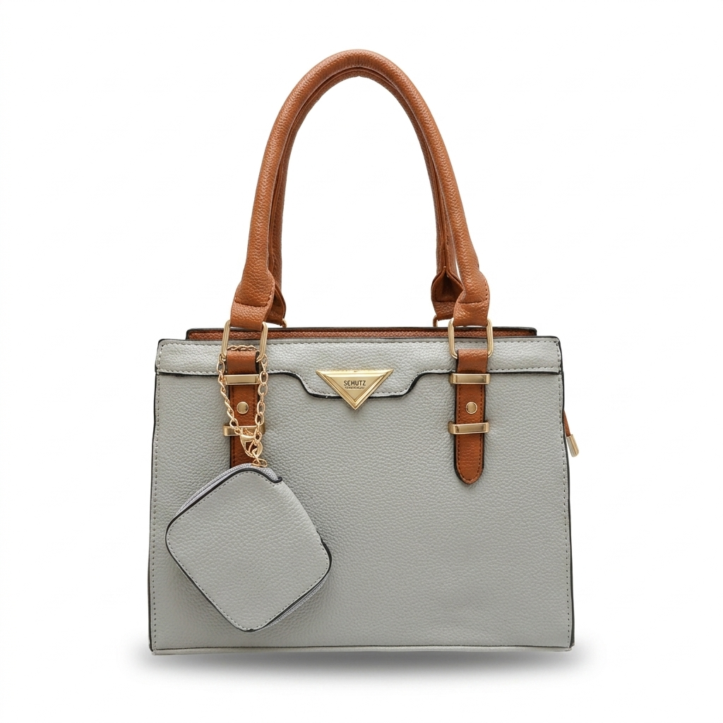 Bolsa Schutz Bi-Color com Porta Moedas