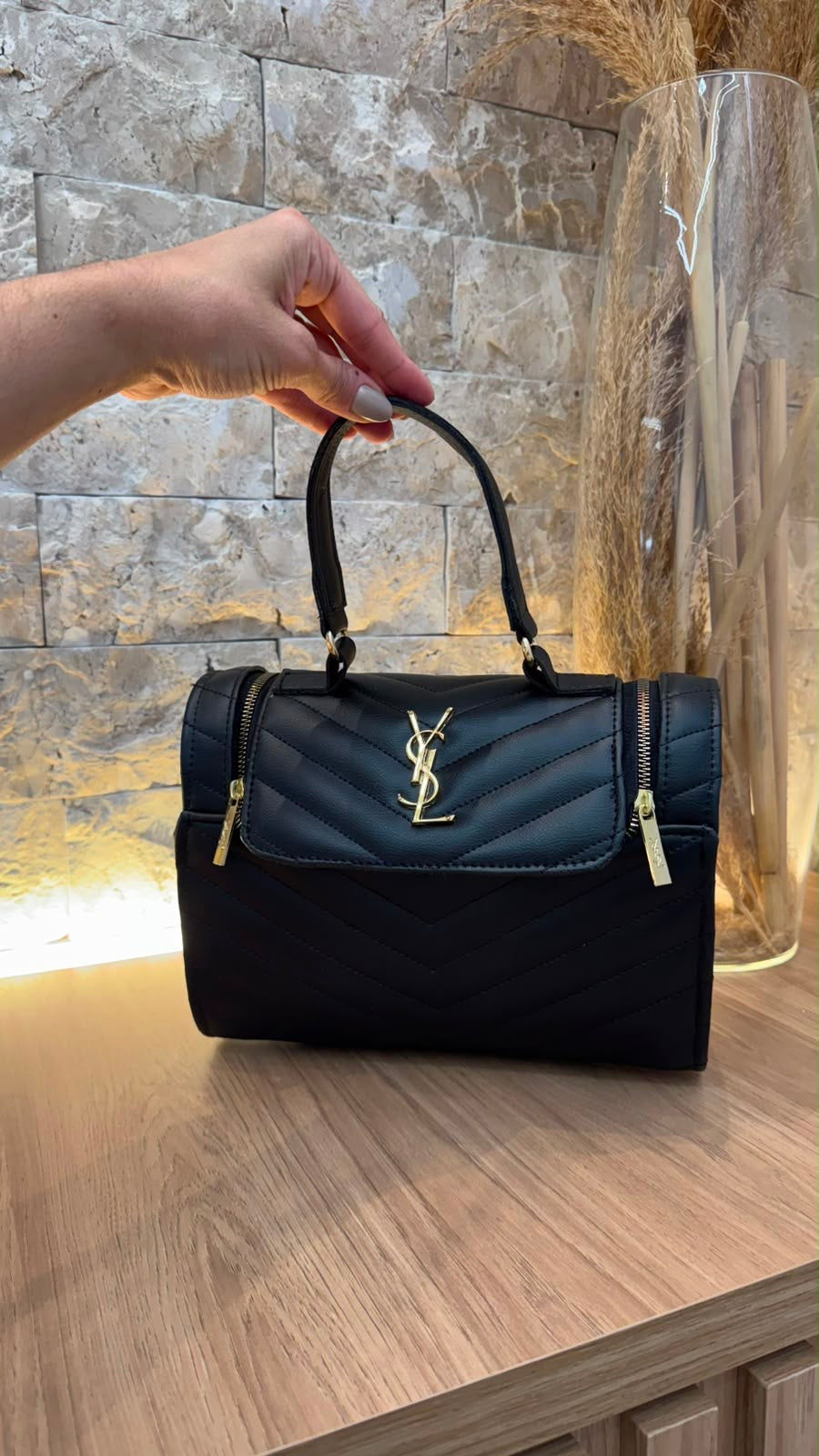Baú YSL Chevron