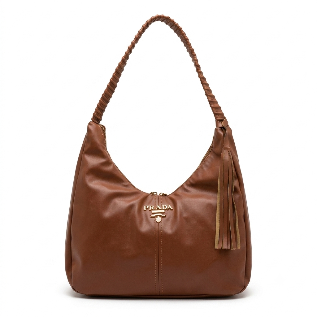 Bolsa de Ombro Prada Tassel