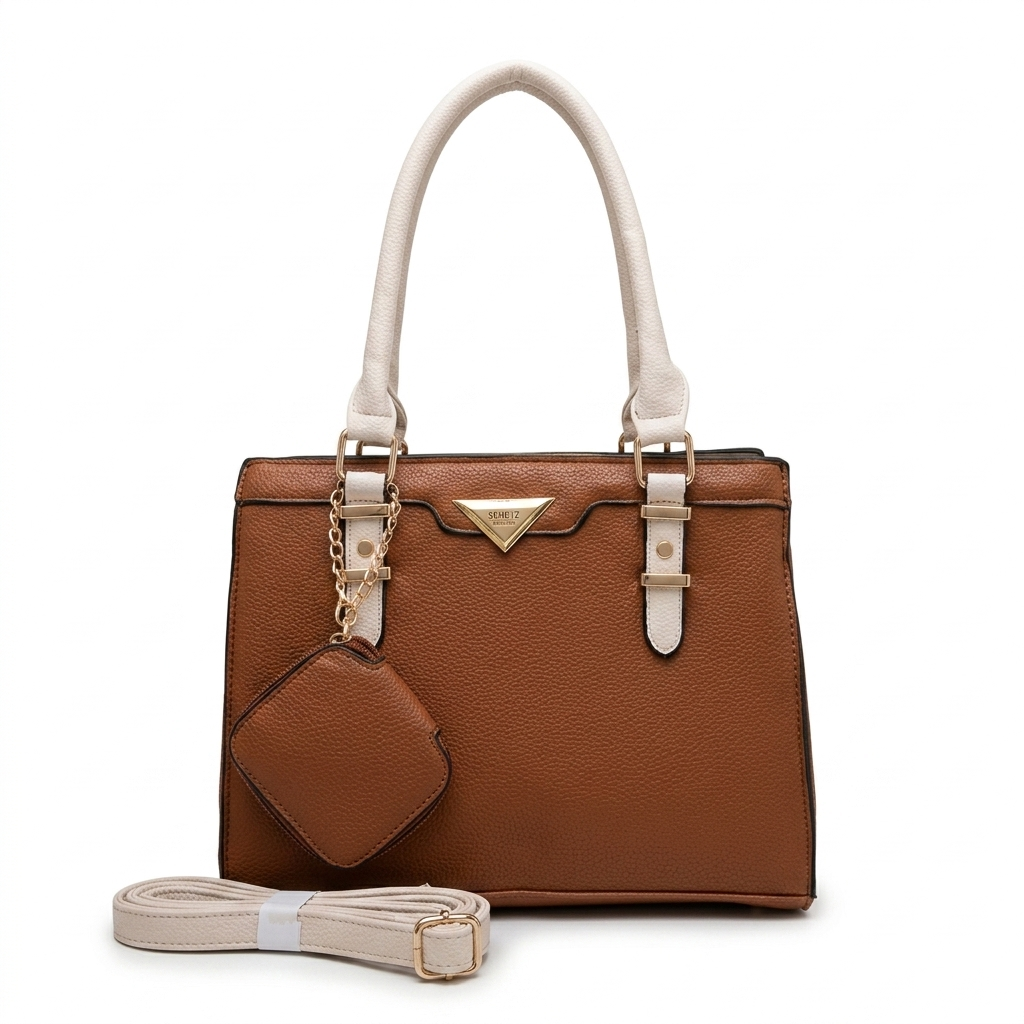 Bolsa Schutz Bi-Color com Porta Moedas