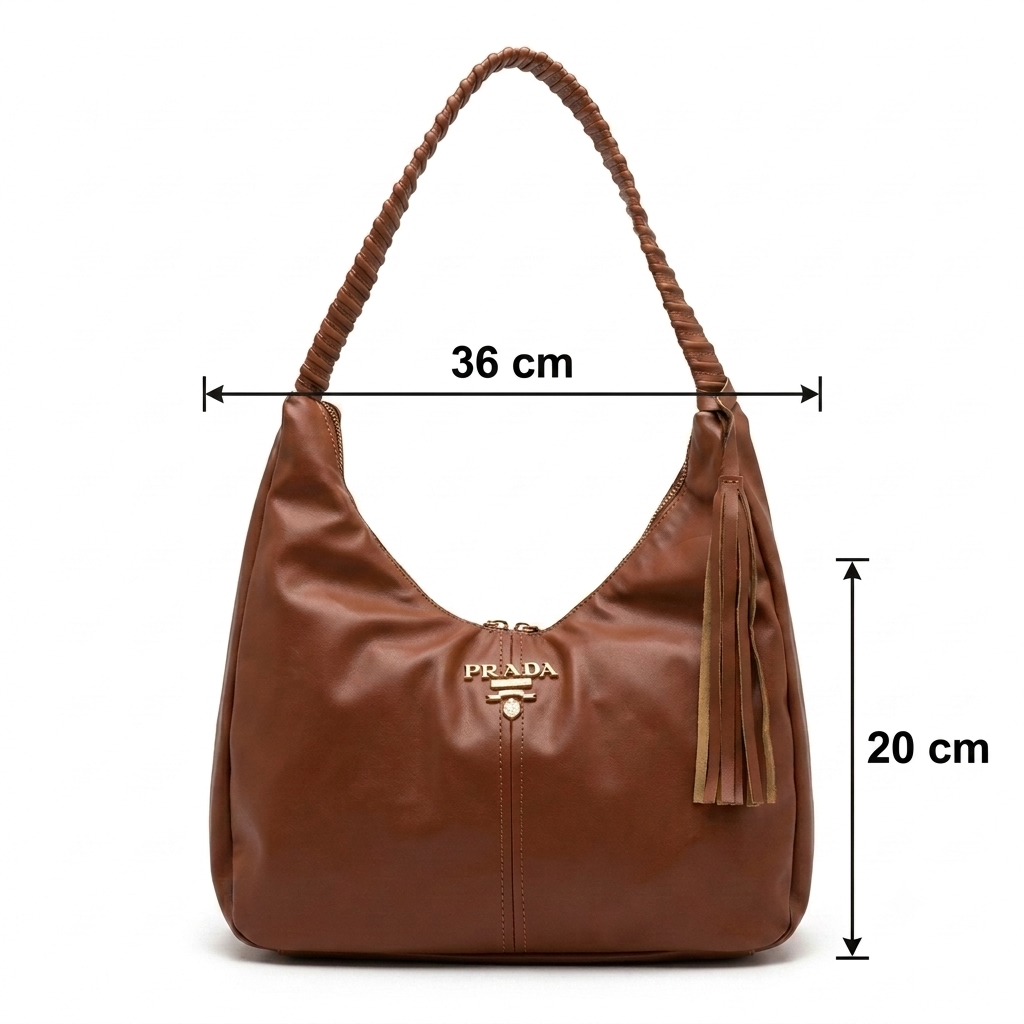 Bolsa de Ombro Prada Tassel