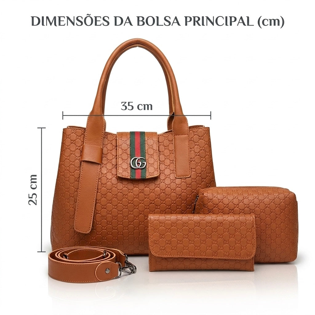 Kit 3 em 1 Gucci Elegance