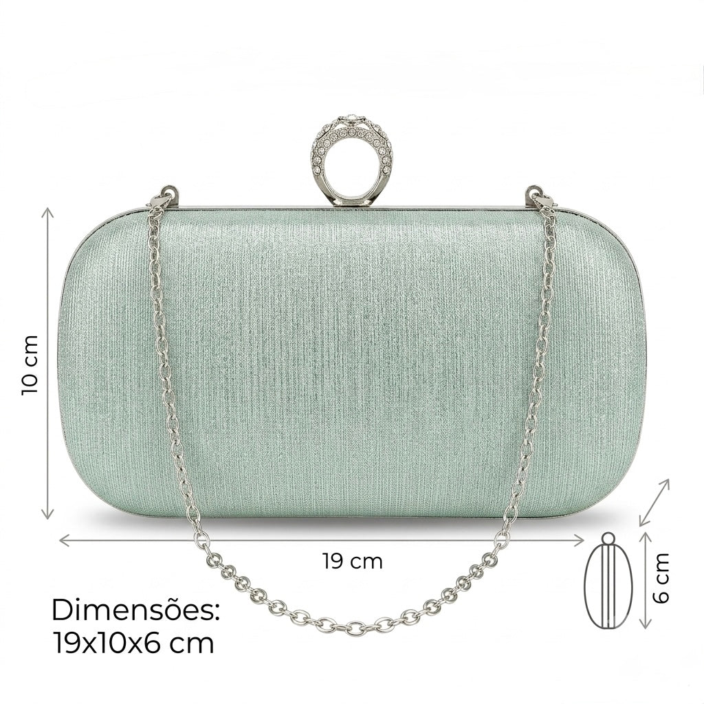 Bolsa Clutch de Festa Safira