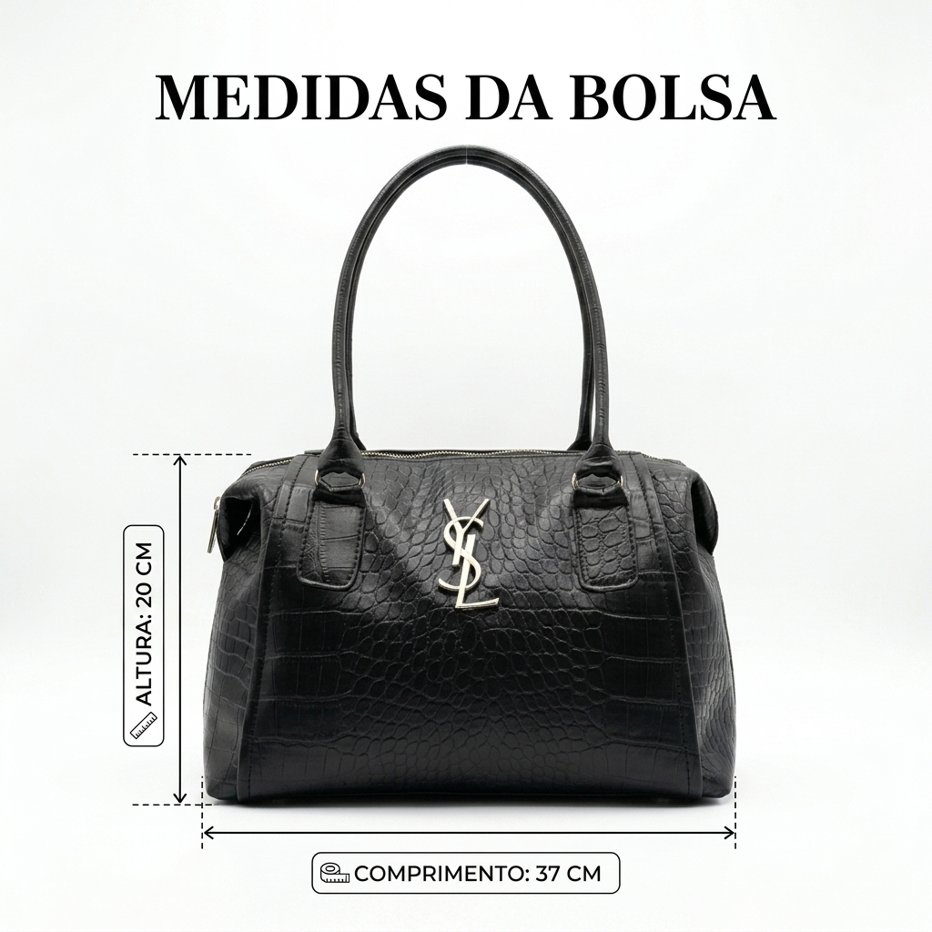 Bolsa Baú YSL Belle