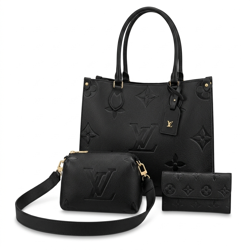 Kit Bolsa Louis Vuitton - 3 em 1