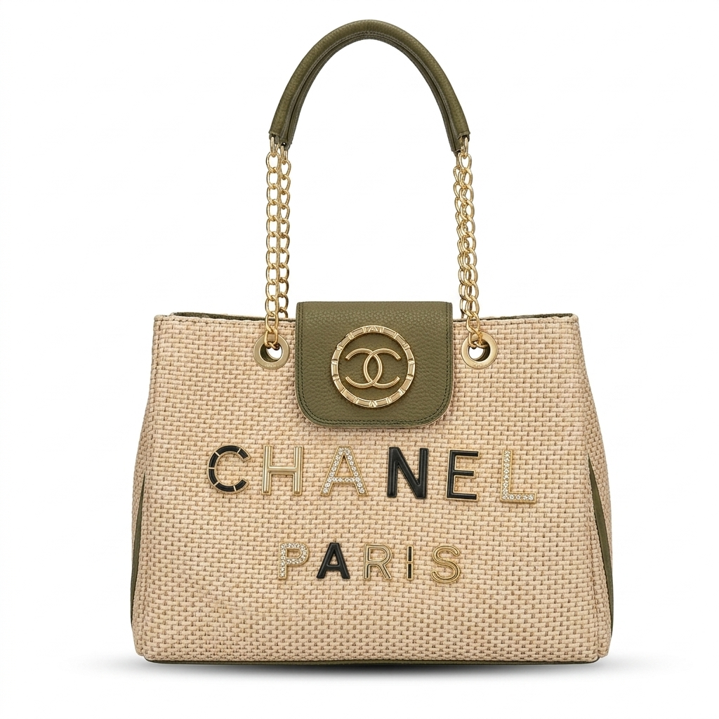 Bolsa Tote Chanel Trançada