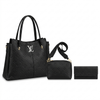 Kit 3 em 1 Louis Vuitton - Bolsa Tote, Bolsa Transversal e Carteira