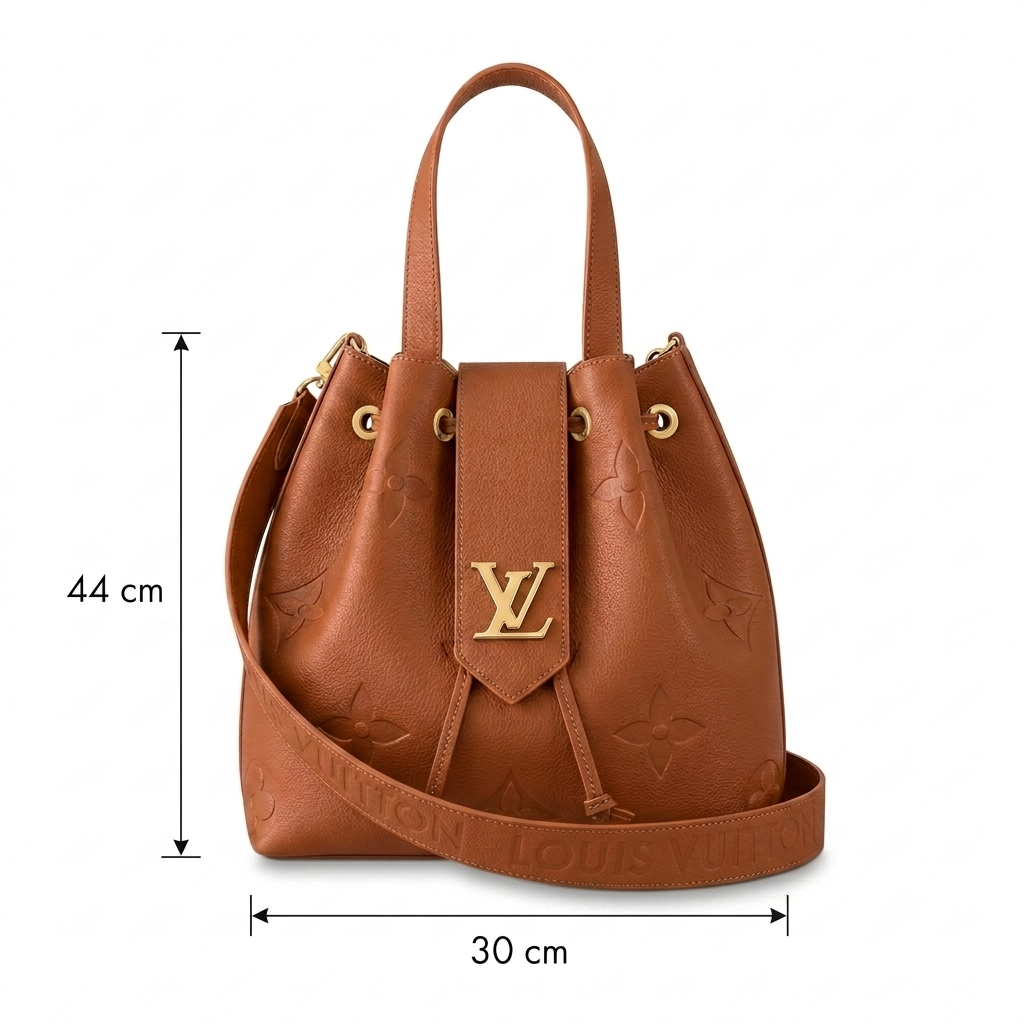 Bolsa Bucket Couro Louis Vuitton