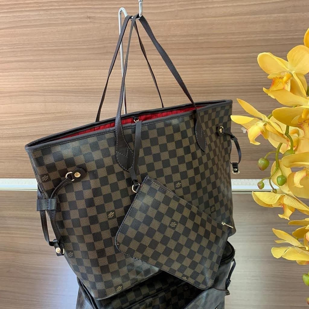 Bolsa Louis Vuitton NeverFull - Kit 2 em 1