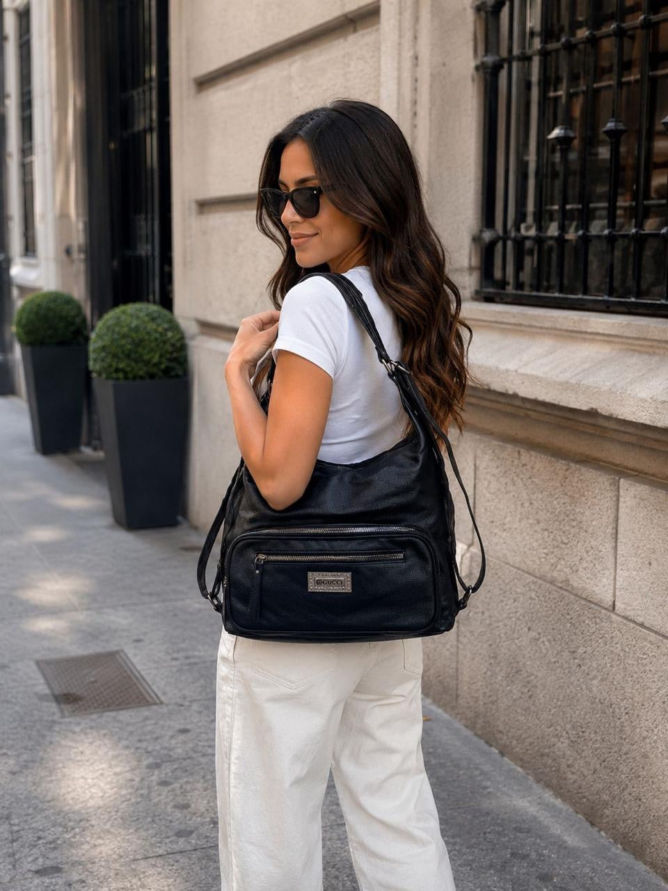 Bolsa Mochila Gucci 2 em 1