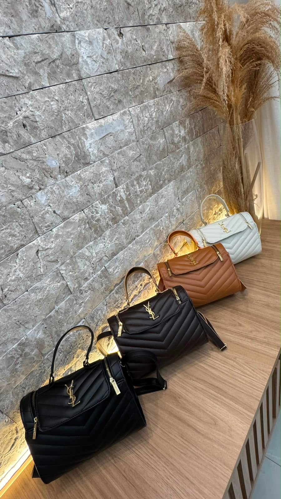 Baú YSL Chevron