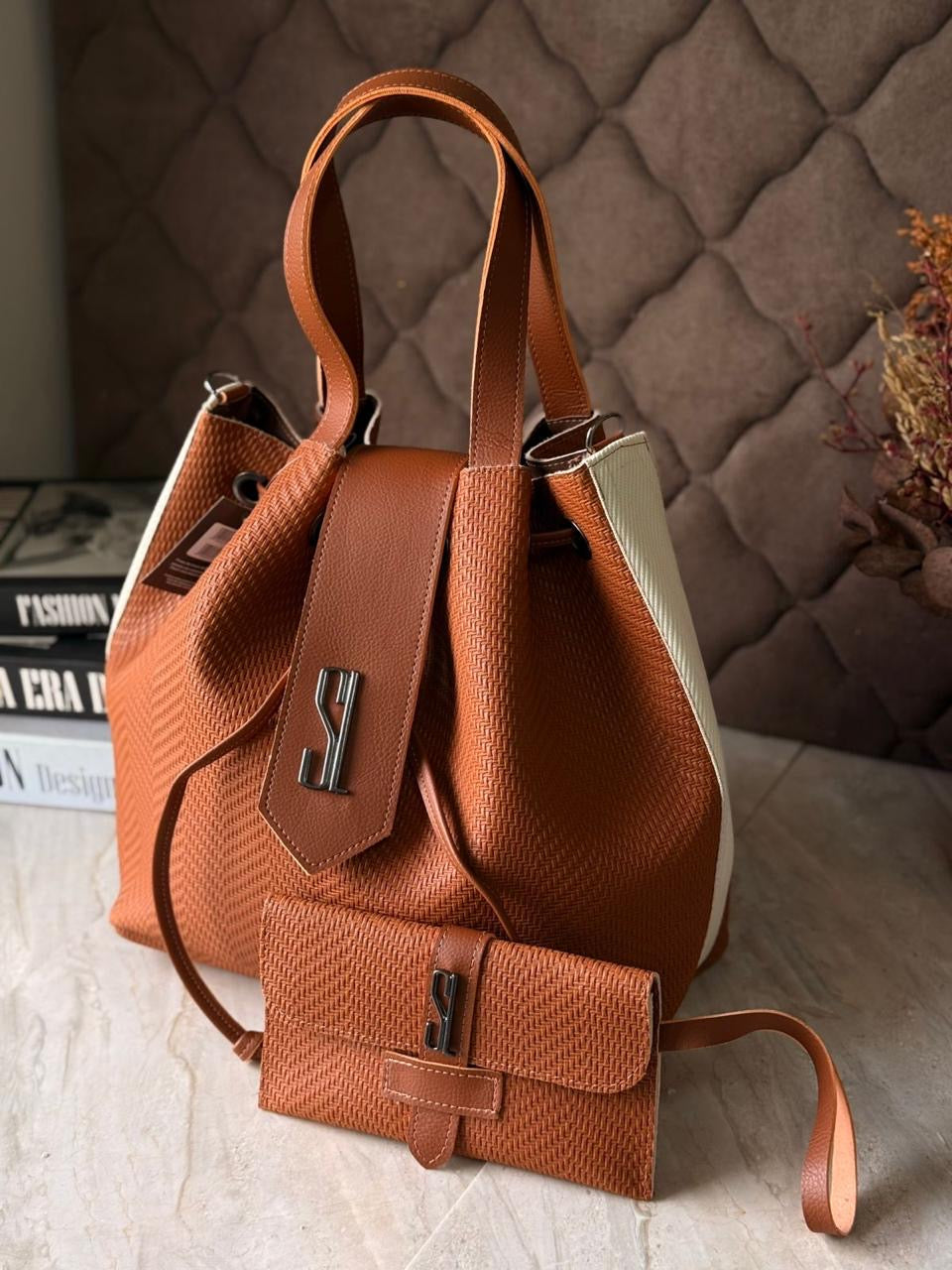 Duo Santa Lolla Sienna Bolsa + Carteira