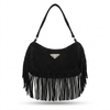 Bolsa Country Prada Camurça com Franjas