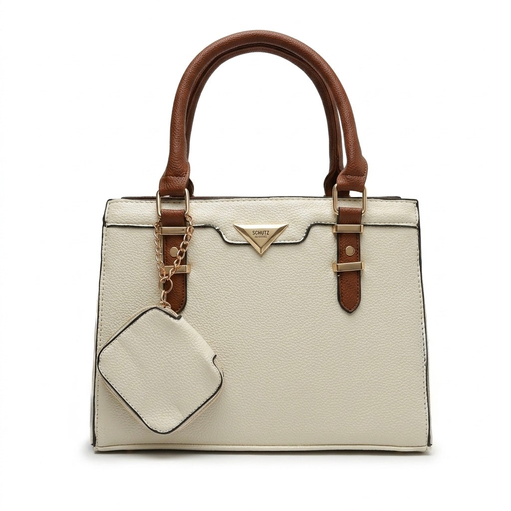 Bolsa Schutz Bi-Color com Porta Moedas