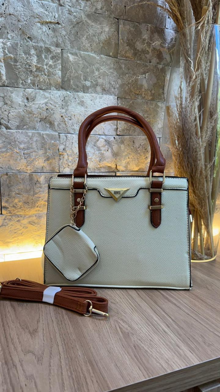 Bolsa Schutz Bi-Color com Porta Moedas