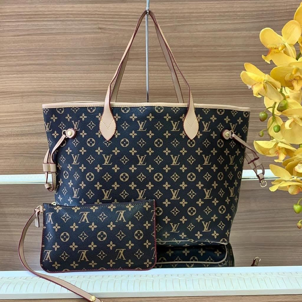 Bolsa Louis Vuitton NeverFull - Kit 2 em 1