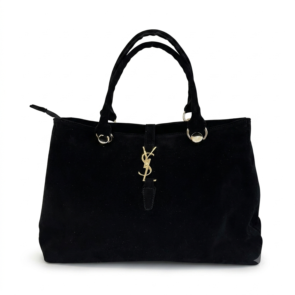 Bolsa Tote YSL em Camurça