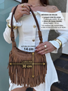 Bolsa de Ombro Boho c/ Franjas Camurça