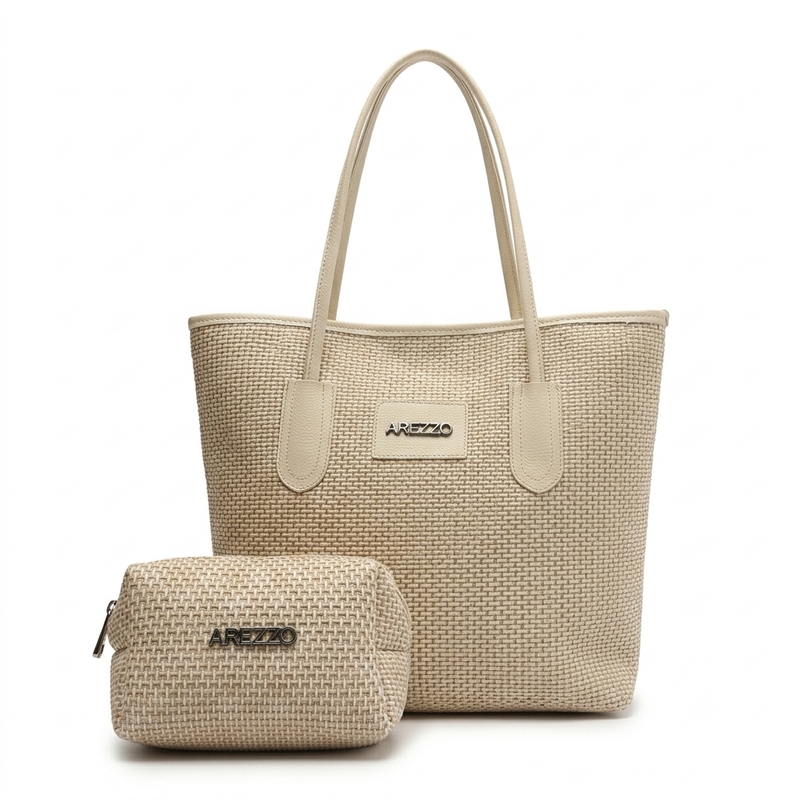 Kit Bolsa Sacola + Necessaire Arezzo Daily