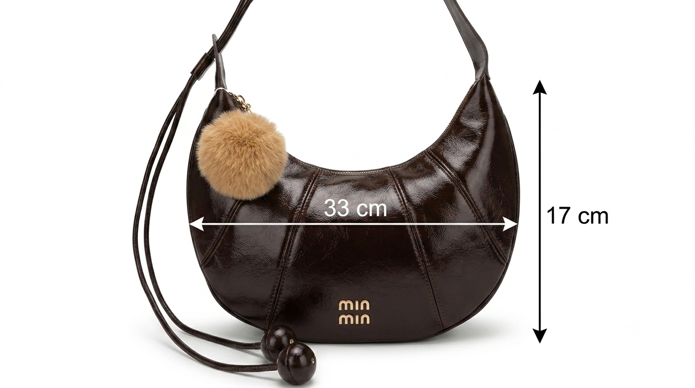 Bolsa Meia-Lua Miu Miu