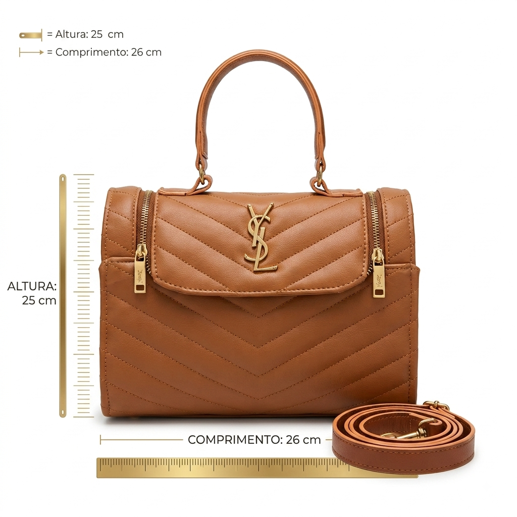 Baú YSL Chevron