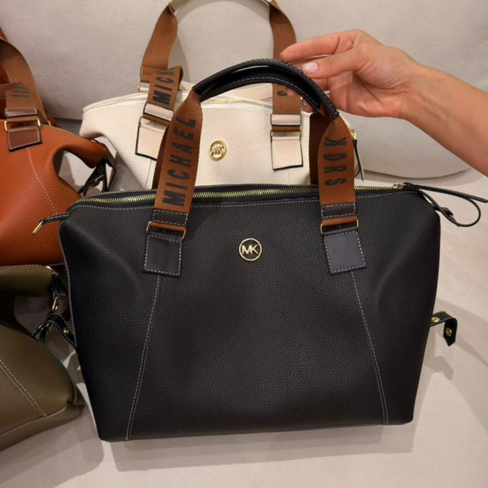 Bolsa Baú Grande Michael Kors Alça Logomania