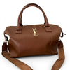 Bolsa Baú YSL Santorini em Couro Croco