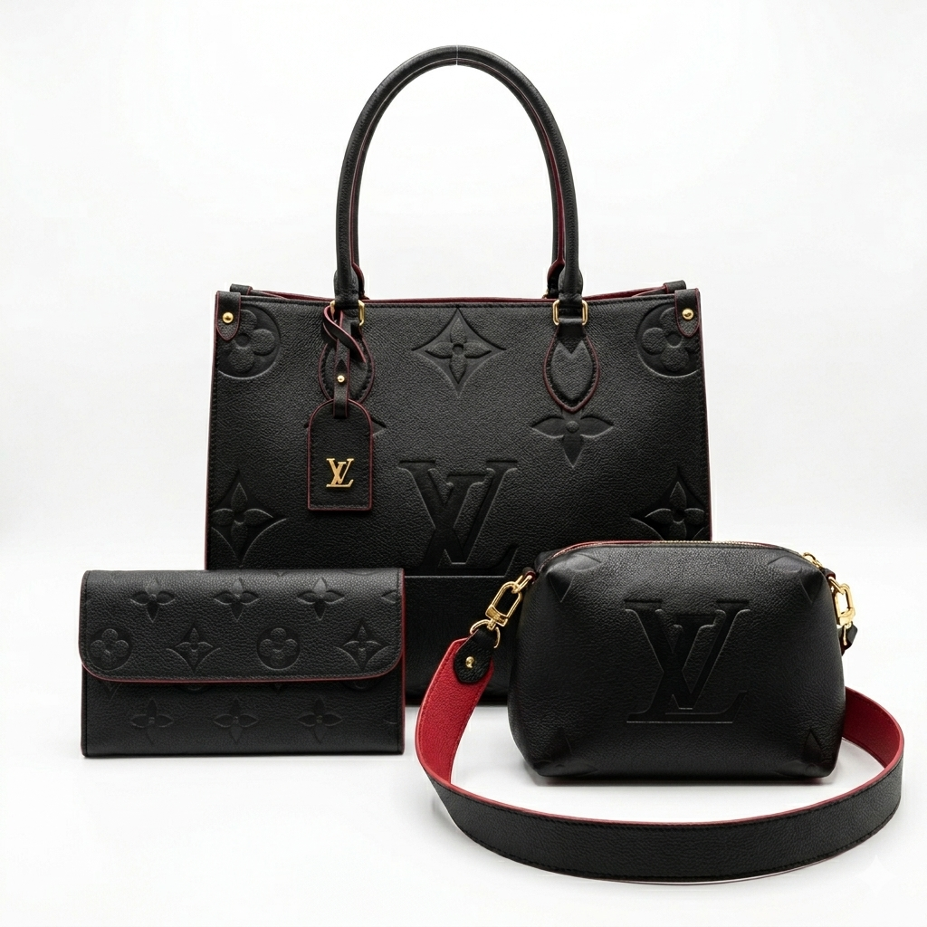 Kit Bolsa Louis Vuitton - 3 em 1