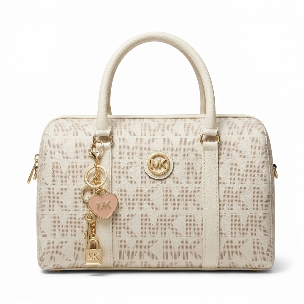 Bolsa Baú Michael Kors com Chaveiro