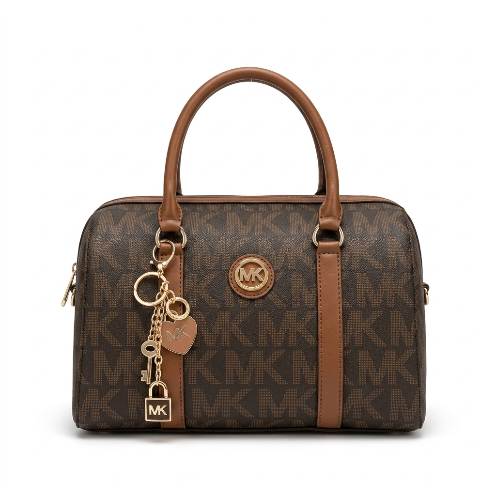 Bolsa Baú Michael Kors com Chaveiro