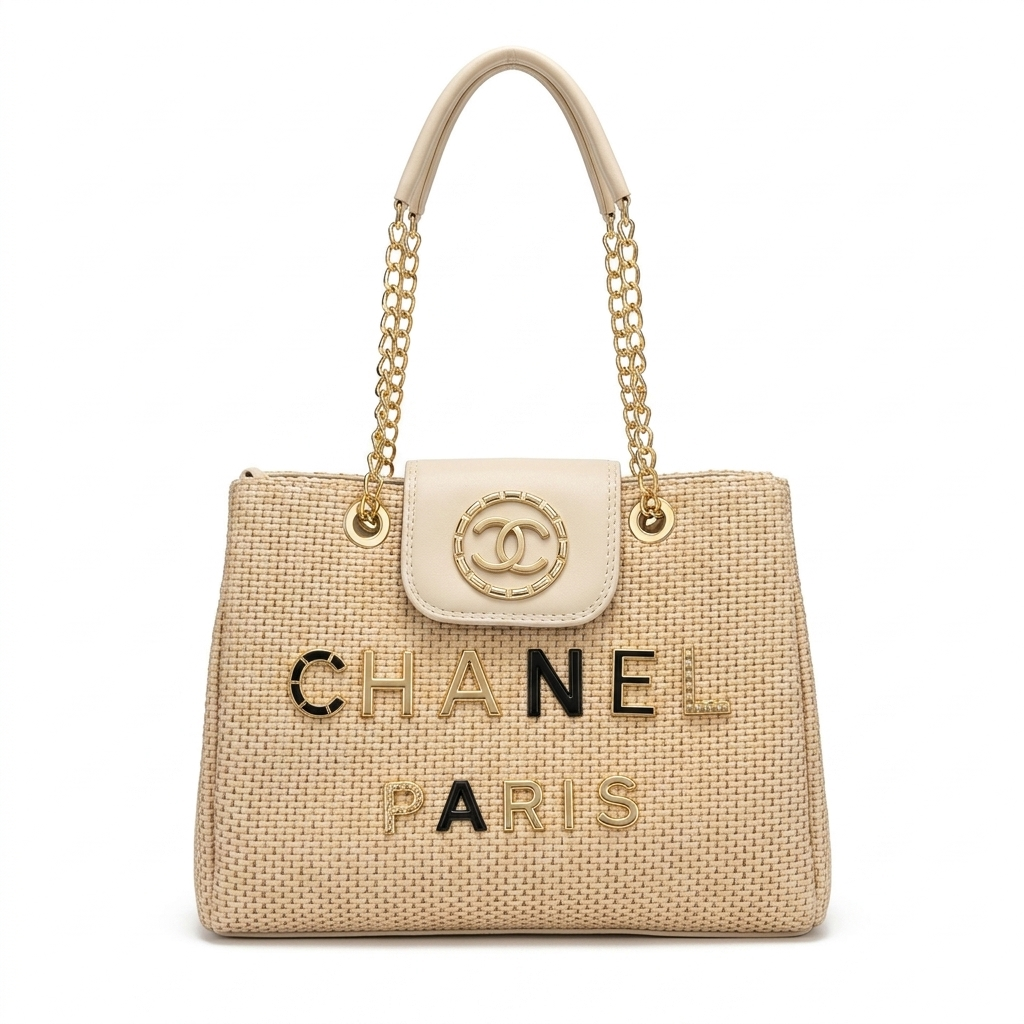 Bolsa Tote Chanel Trançada