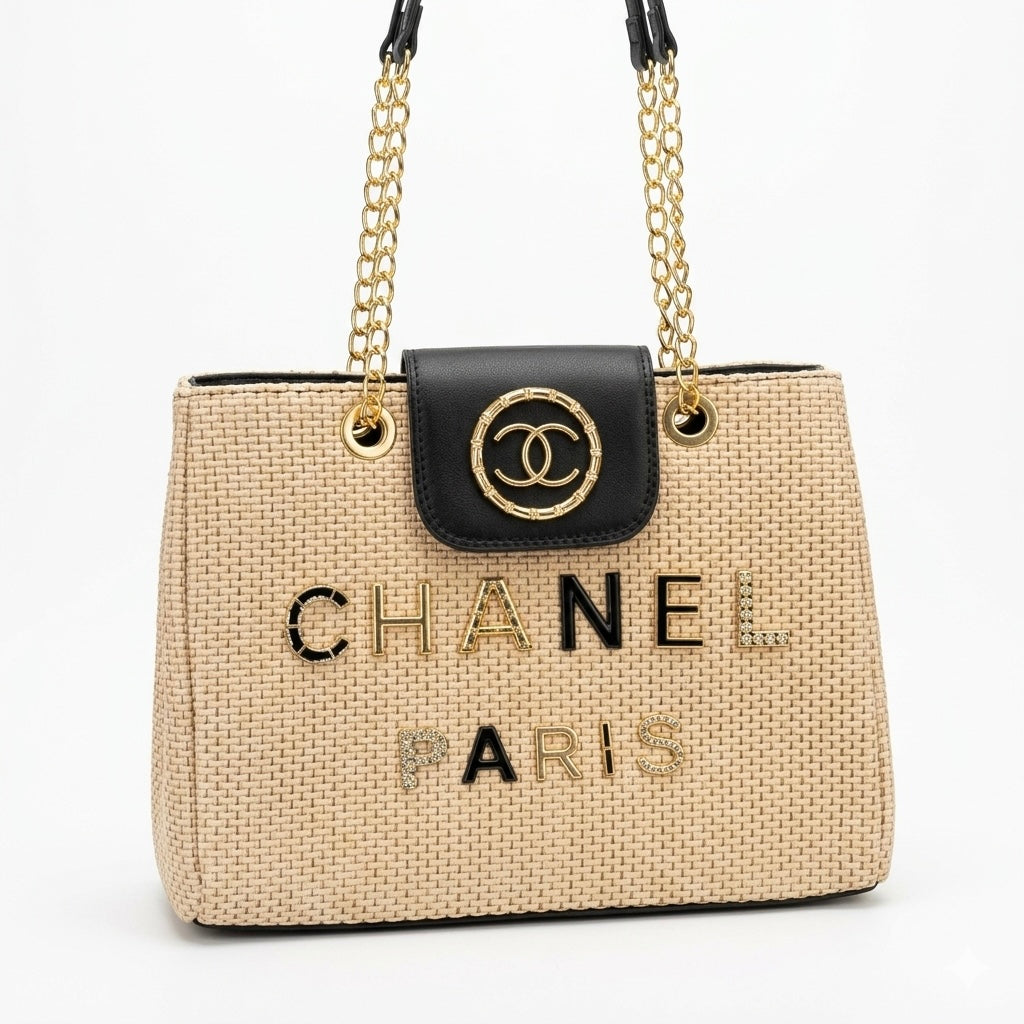 Bolsa Tote Chanel Trançada